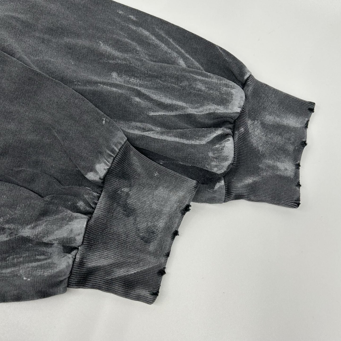 Balenciaga Back Logo Distressed Long Sleeve T-Shirt — view 9