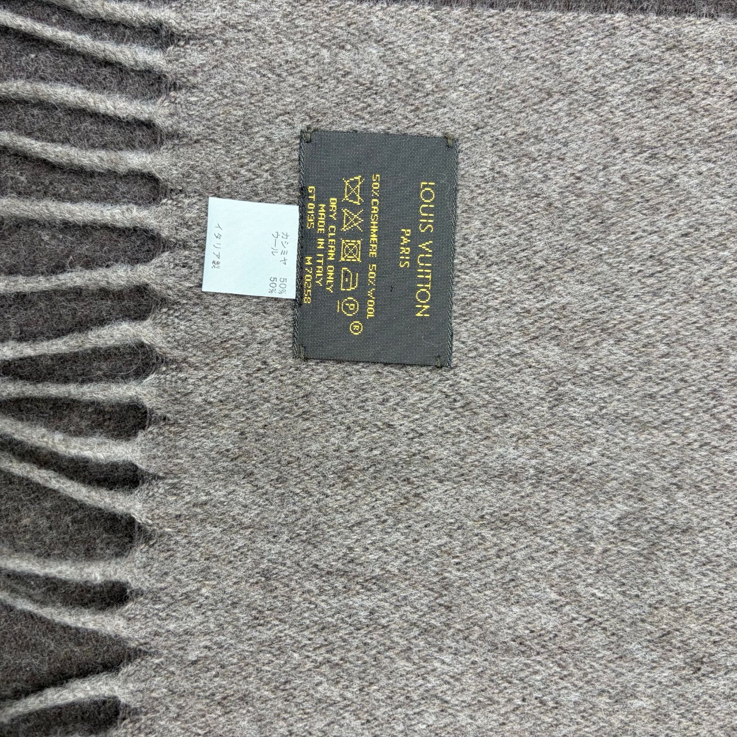 Louis Vuitton Echarpe Monogram Gradient Scarf Cashmere Brown — view 8