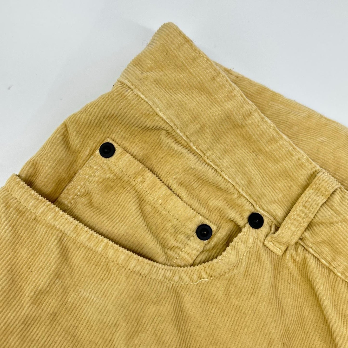 Bottega Veneta Yellow Light Beige Fine Ribbed Co Duroy Pants 52 — view 9