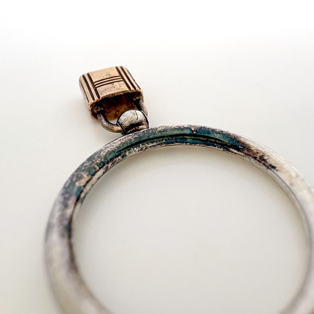 Hermes Amulet Cadena Ring 925 Sterling Silver — view 4