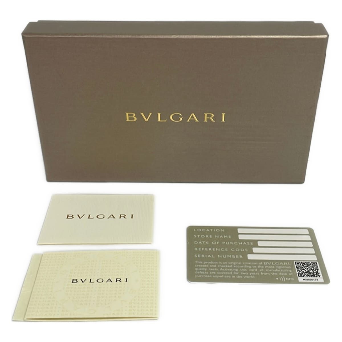 Bvlgari Wallet Blue Leather — view 7