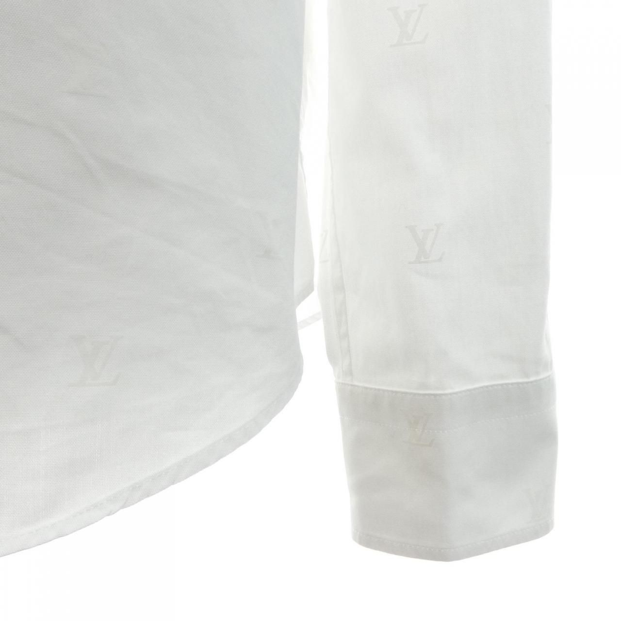 Louis Vuitton LV Blason Print Long Sleeve Cotton Shirt — view 6