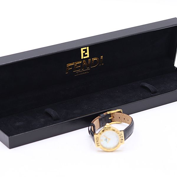 Fendi Quartz White Shell Dial Watch — view 5