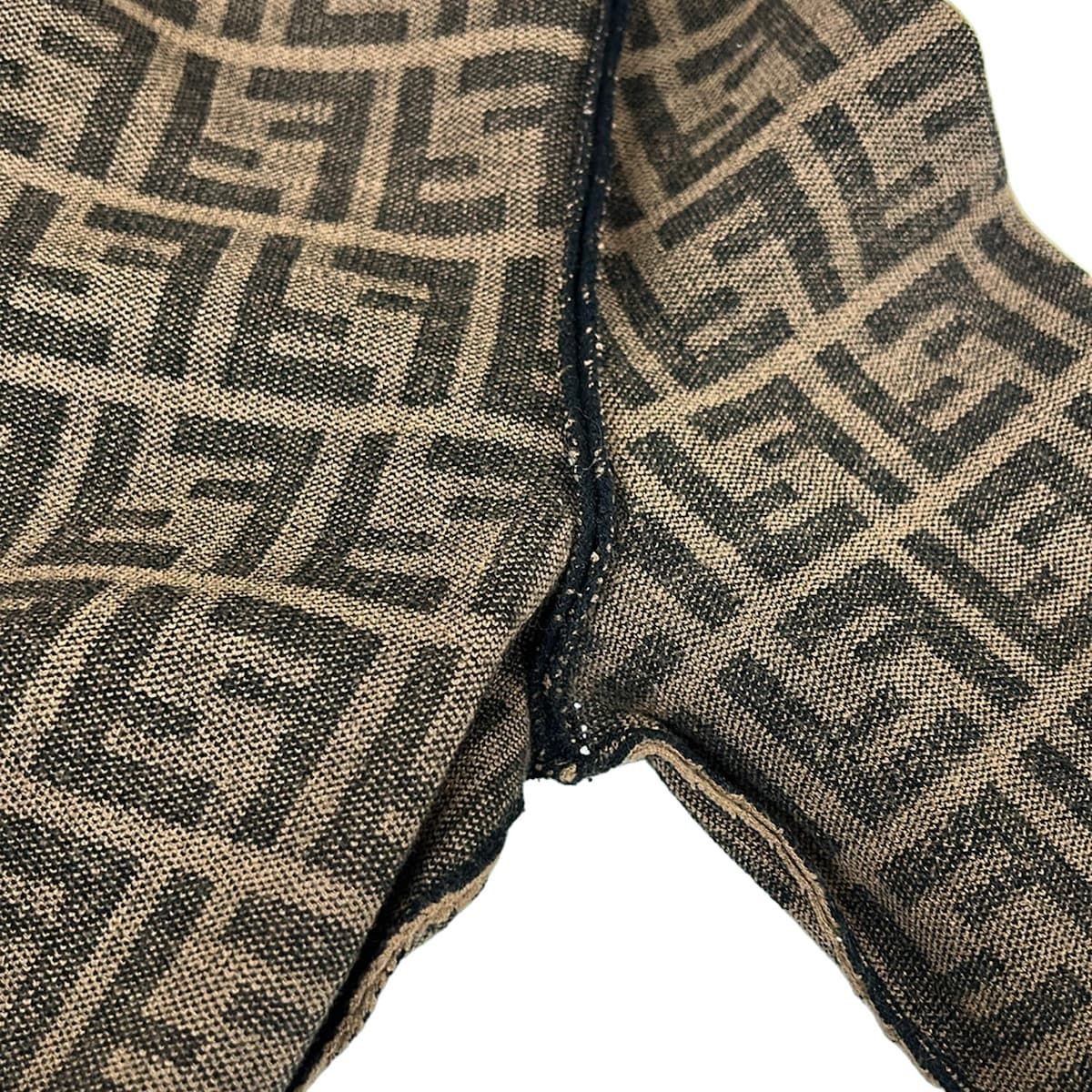 Fendi Dress 38 S Brown Black Zucca Pattern FF Logo 38 — view 9