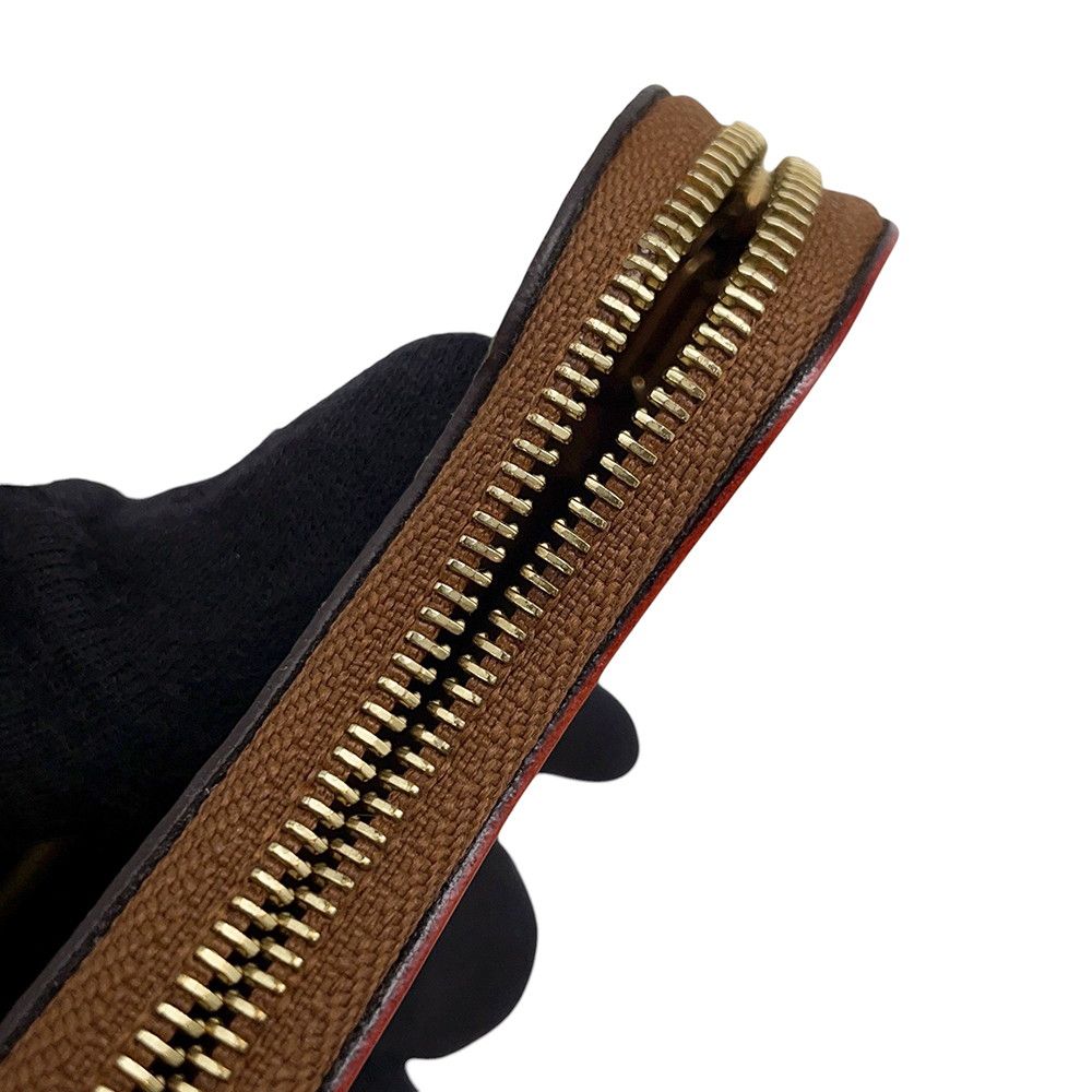 Louis Vuitton Pouch Monogram Bone Key Case Brown — view 9