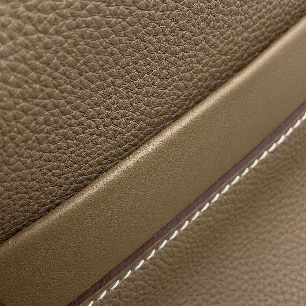 Hermes 24 29 Sac Van Quatre Etoupe Gold Togo Swift 2-Way Handbag — view 9