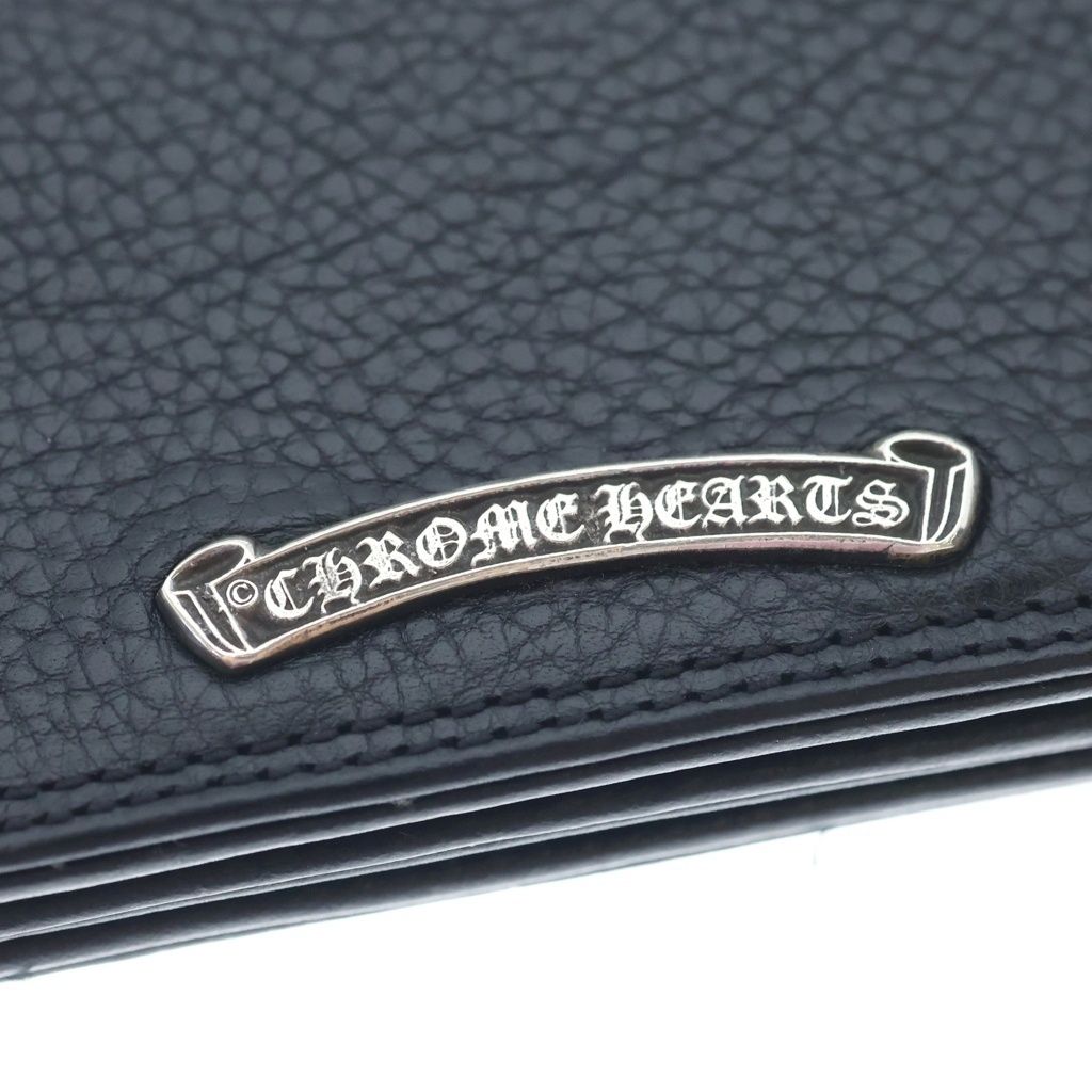 Chrome Hearts Card Case Leather Black with Grommet — view 6