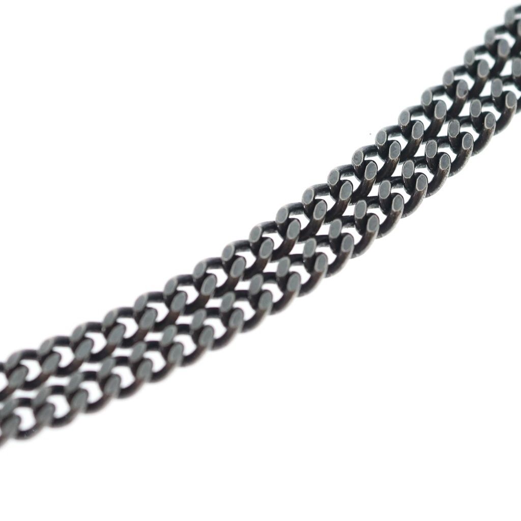 Bottega Veneta Intre Ring Pendant Chain Gunmetal Silver Black White — view 6