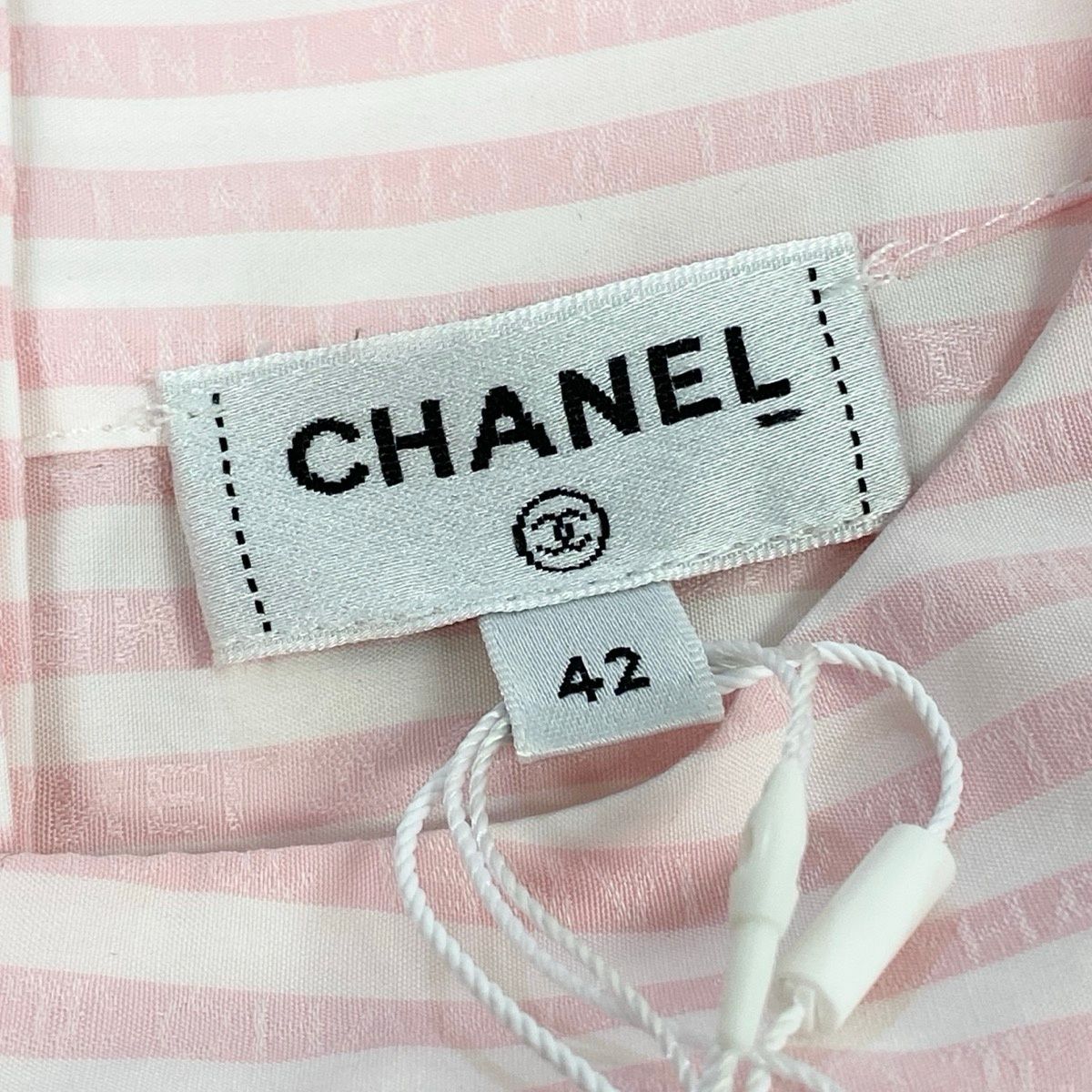 Chanel 60 24c Coco Rose Blanc Blouse Top 42 — view 9