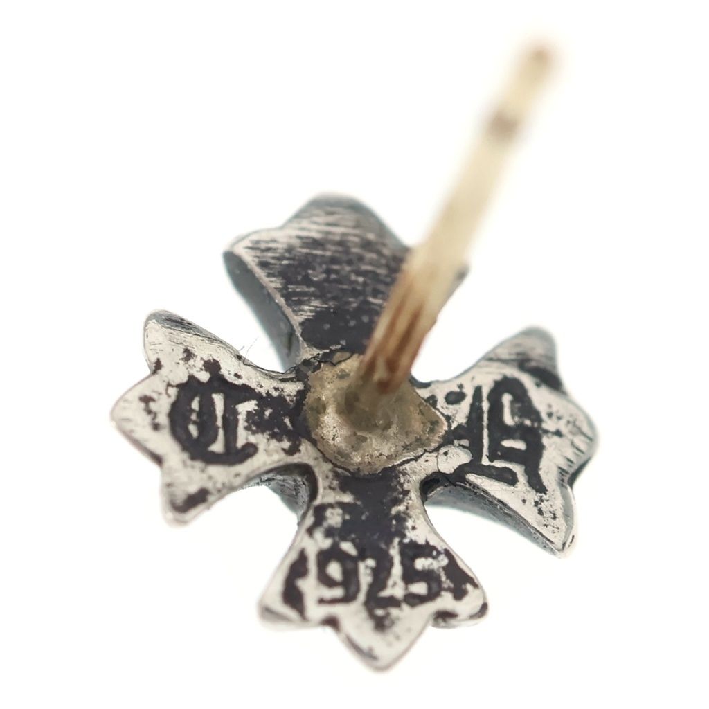 Chrome Hearts No2 CH Pls CH Plus Stud Earrings Silver — view 6