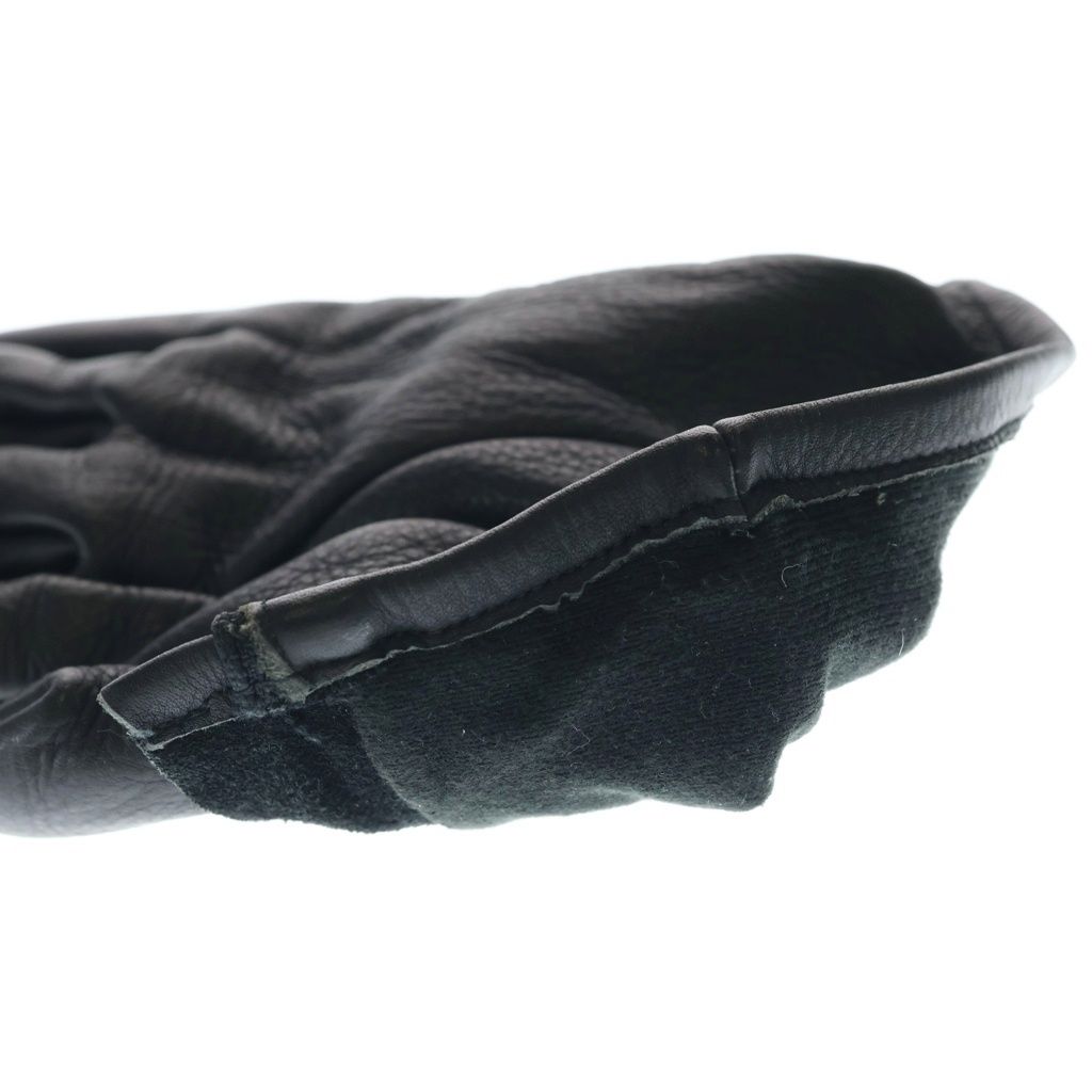 Chrome Hearts Dgr Zip Grove Dagger Zip Leather Glove Black Gloves — view 6