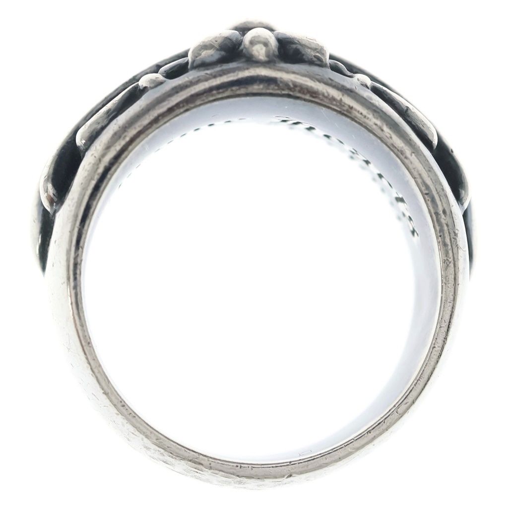 Chrome Hearts Flrl Crs Floral Cross Ring Silver — view 6