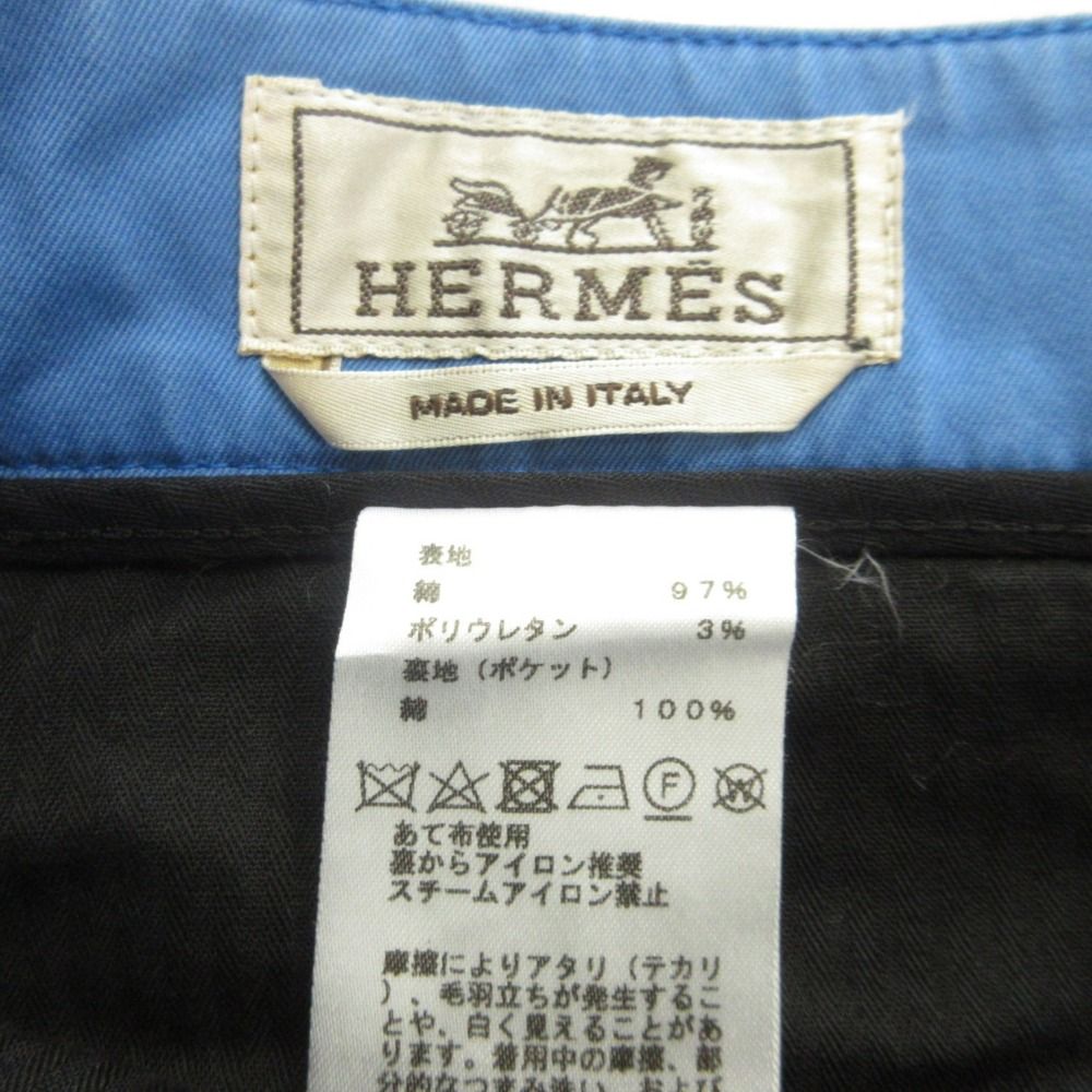 Hermes Short Asymmetrical 46 Blue — view 5