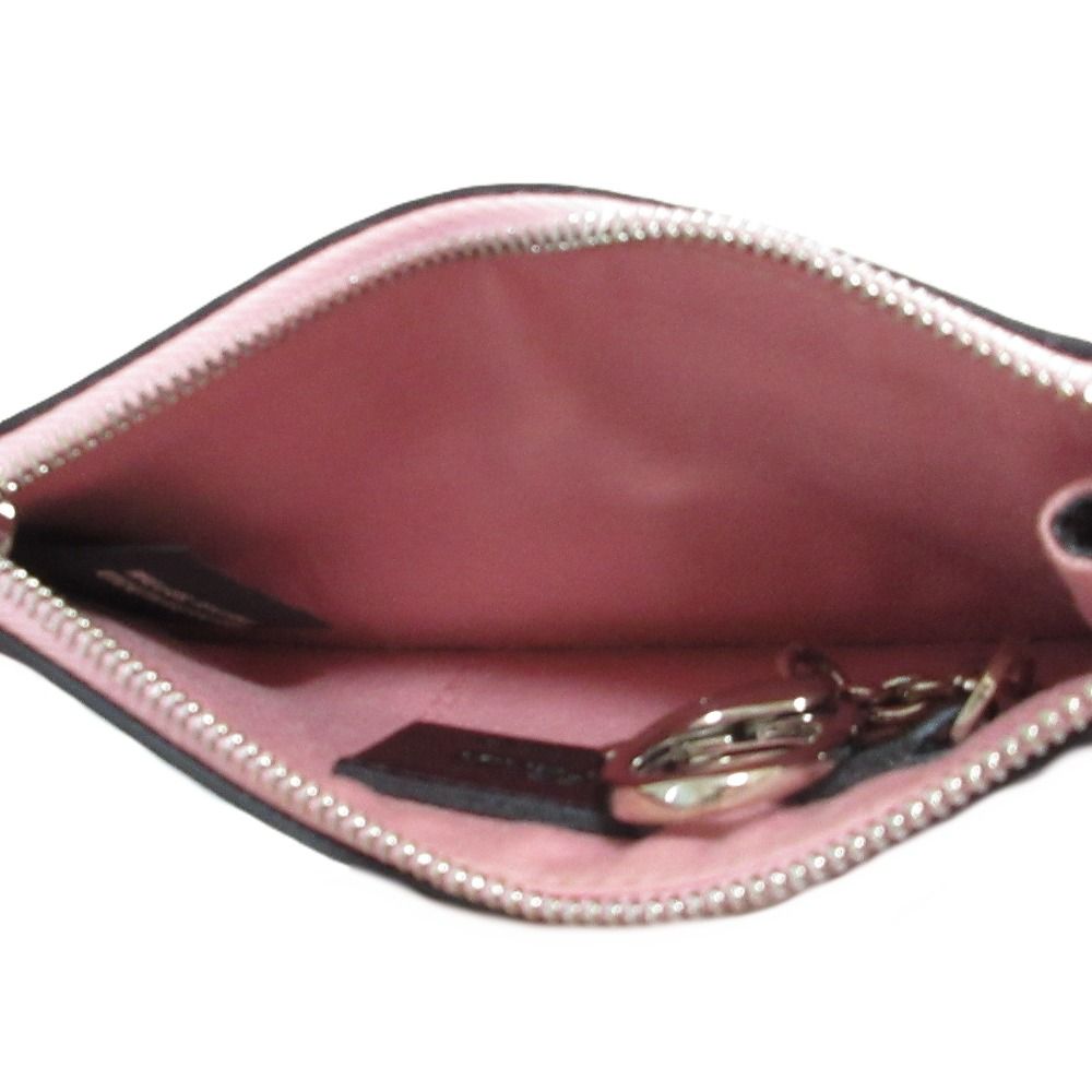 Fendi Bugsmon Star Coin Key Case Black Pink Key Holder — view 9