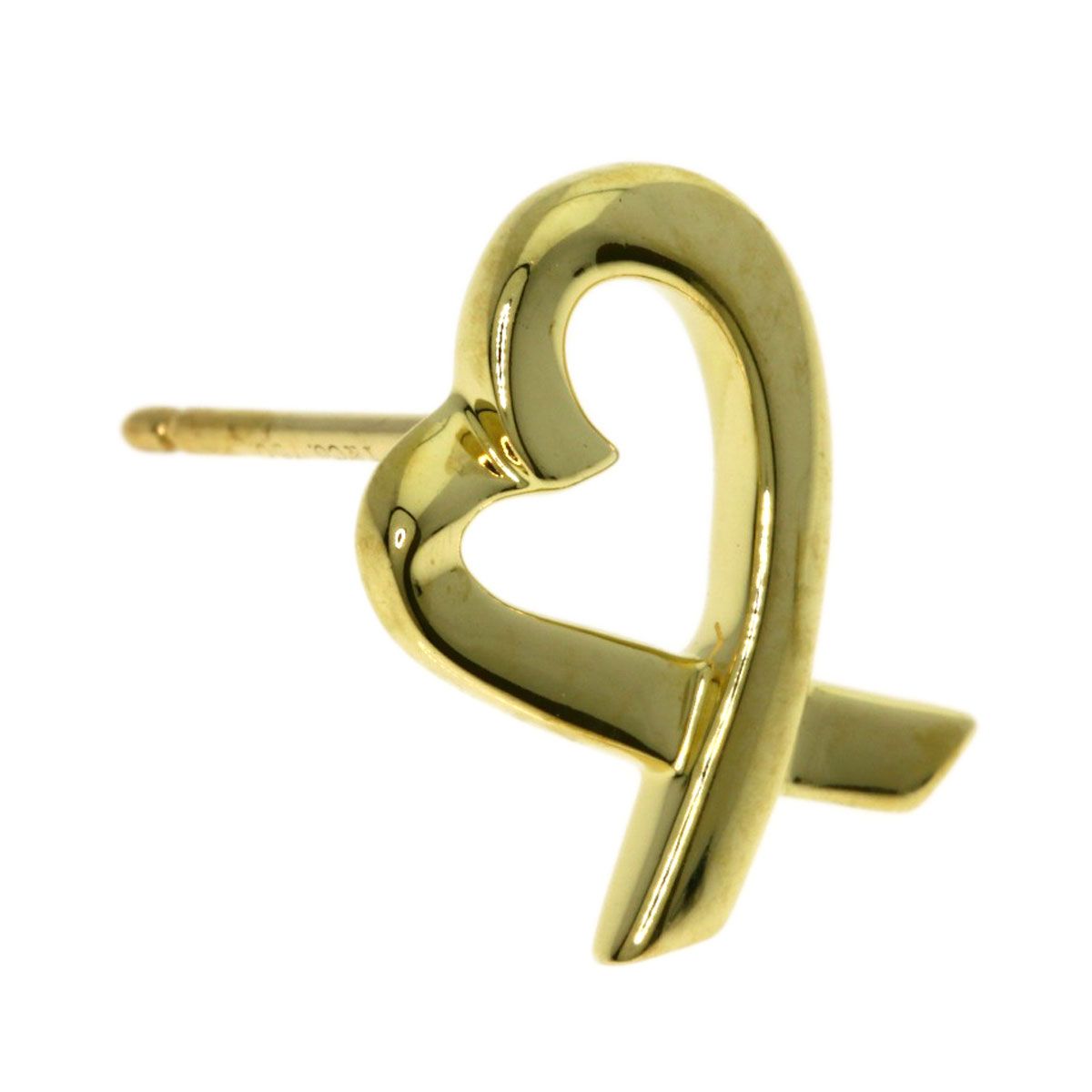 Tiffany & Co Loving Heart Earrings 18k Yellow Gold — view 7