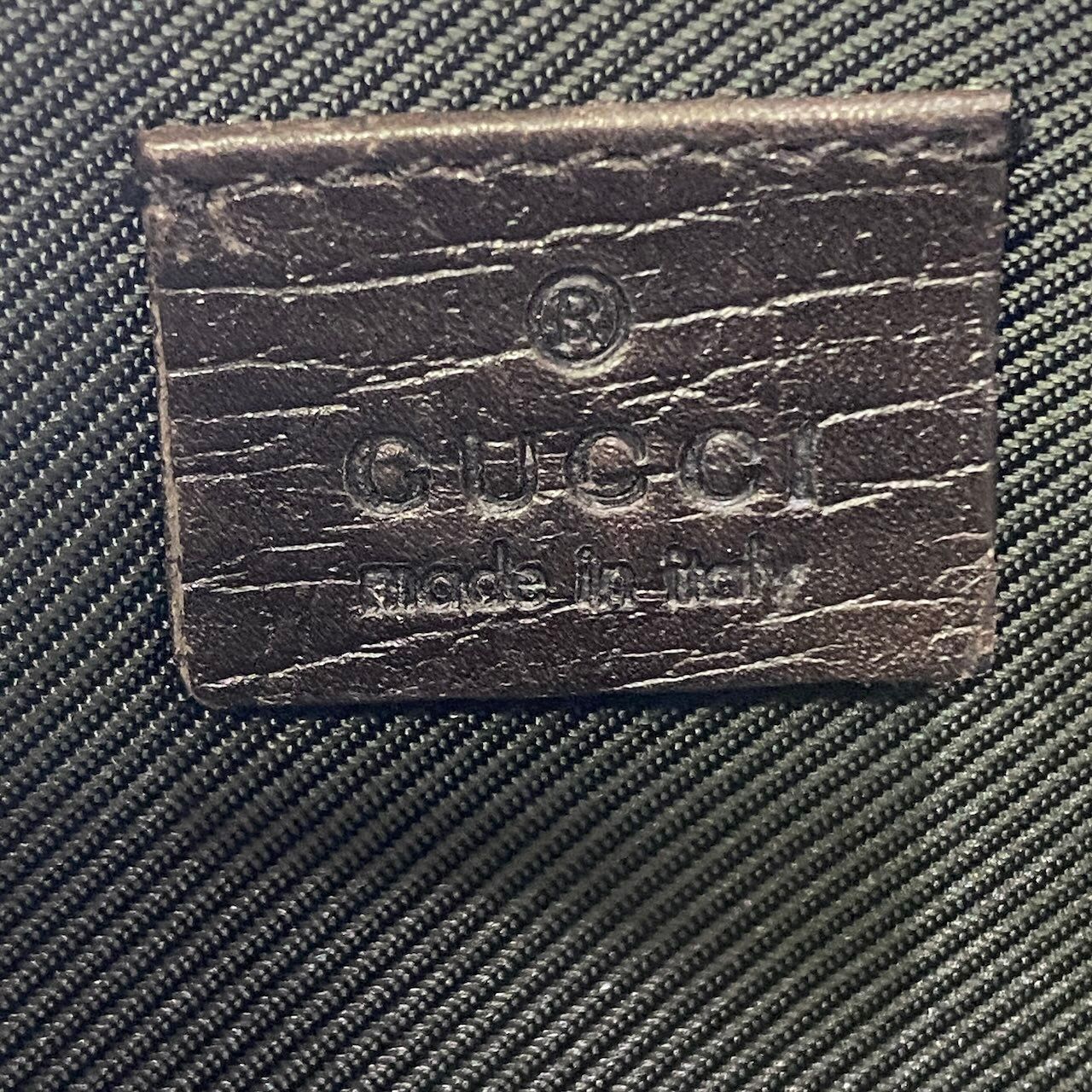 Gucci Sherry Line Pouch GG Logo Canvas Beige — view 9