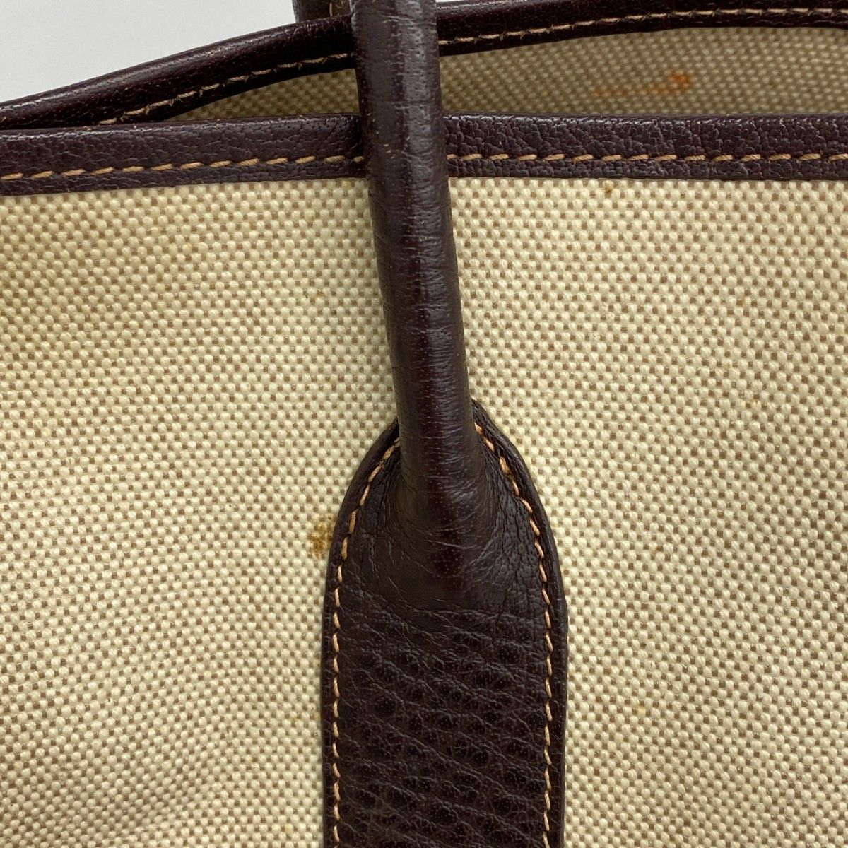 Hermes Tote Garden Party PM Toile Ash Brown Silver — view 9