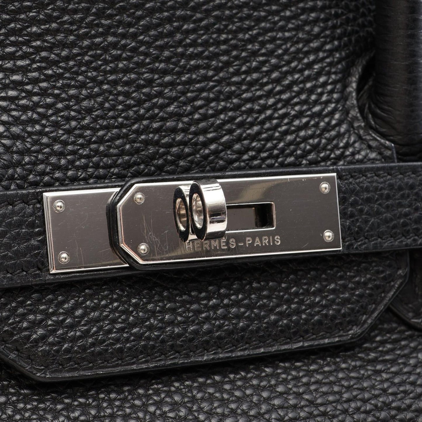 Hermes Handbag Birkin 35 Black Leather — view 9