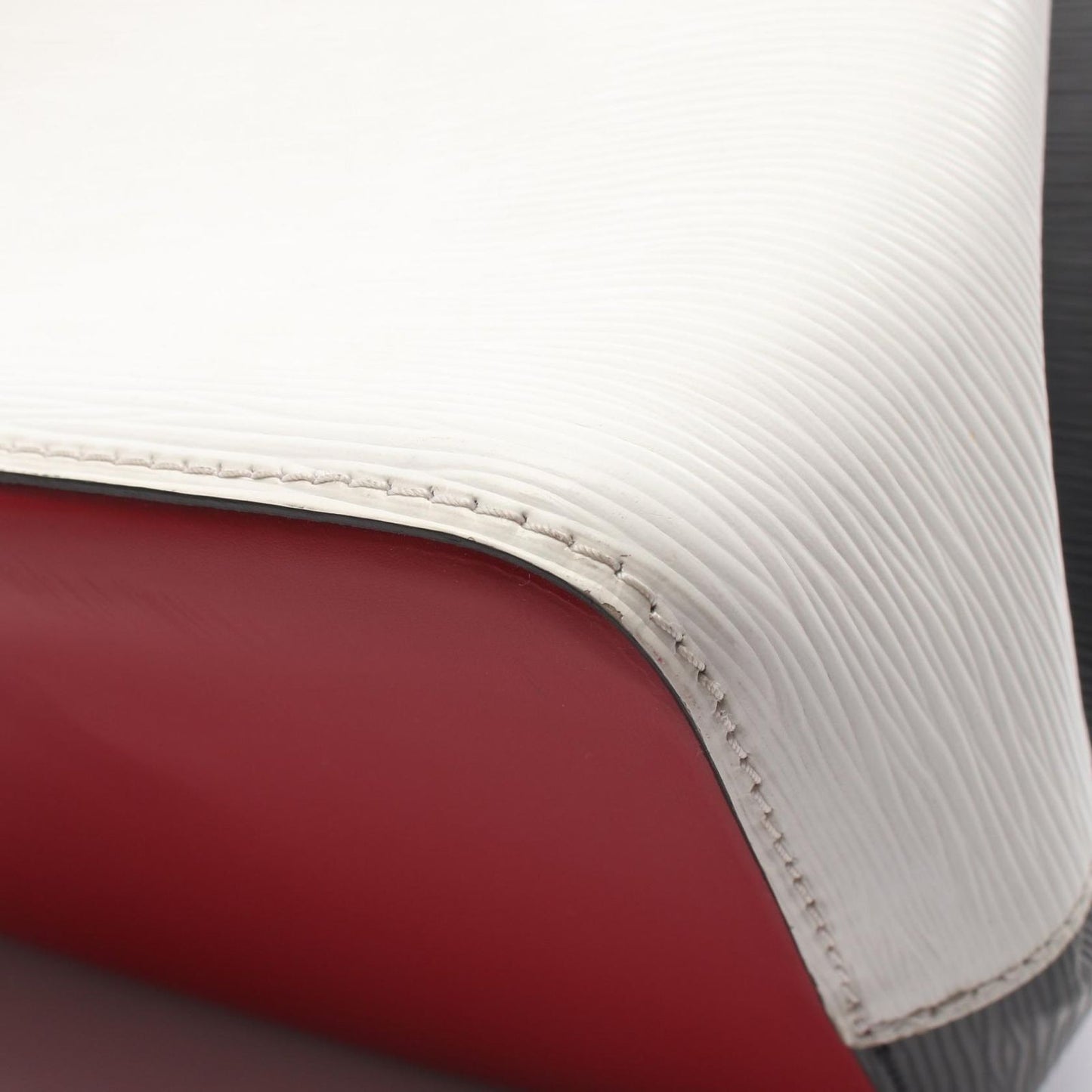 Louis Vuitton Handbag Neo Noe Tricolore Epi Blanc Noir 2-Way Red Leather — view 9