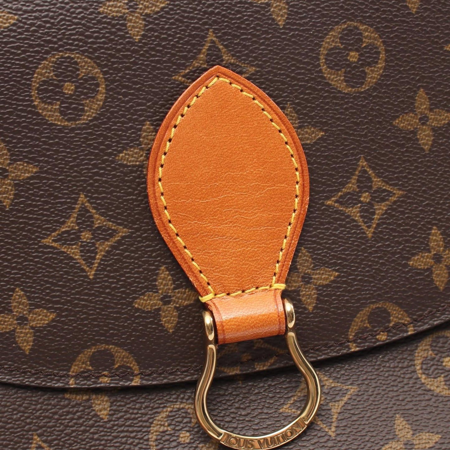 Louis Vuitton Shoulder Bag Saint Cloud GM Canvas Leather — view 9