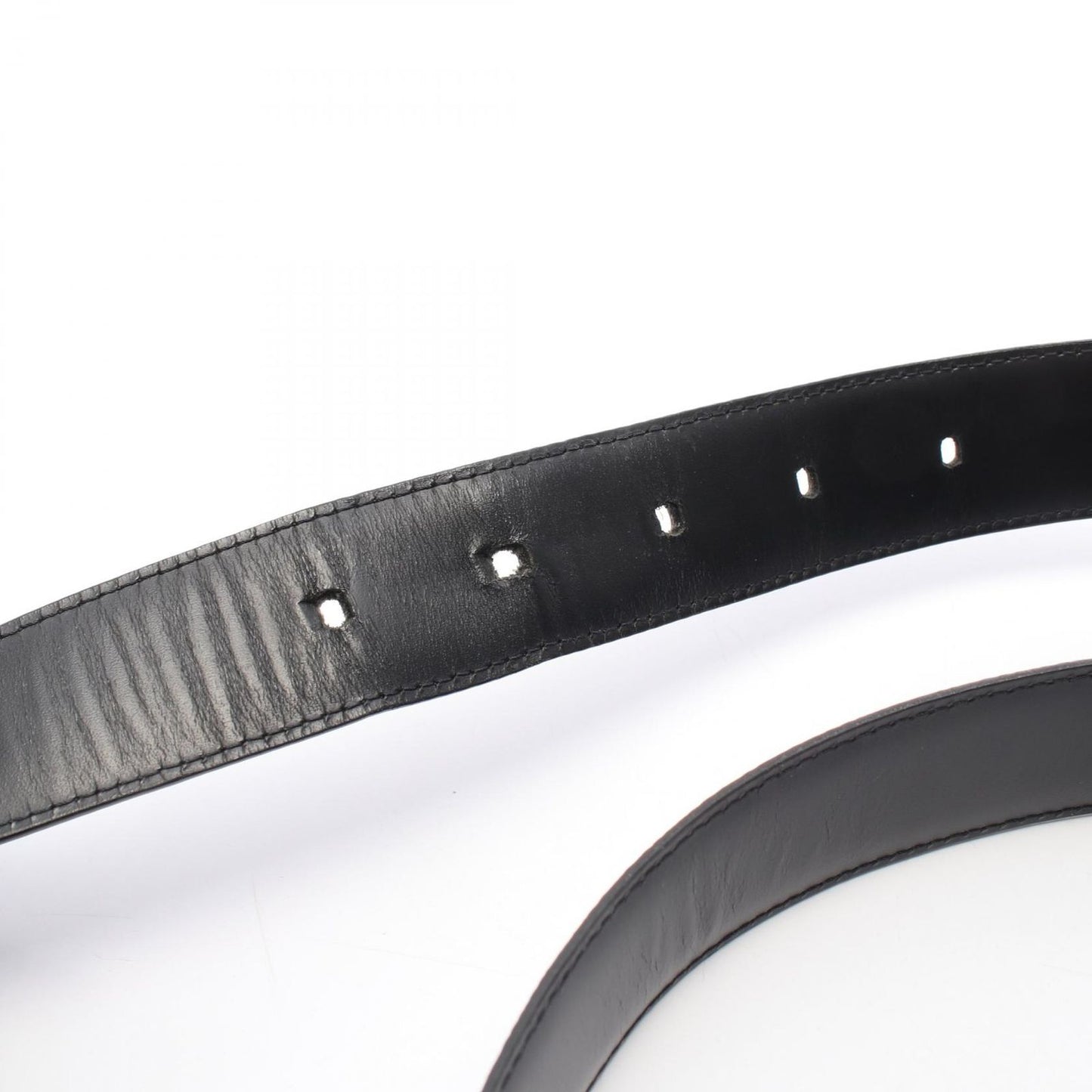 Louis Vuitton Belt Ceinture Classic Taiga Ardoise Leather — view 9