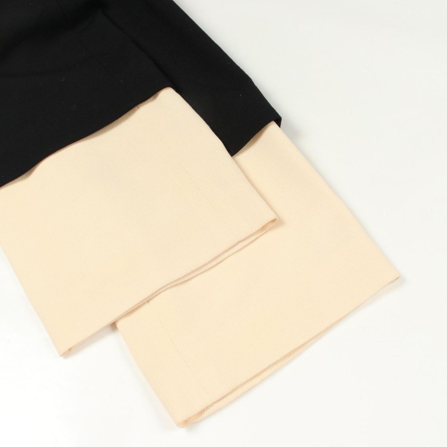 Chanel Pants Layered Wide Black Wool — view 6
