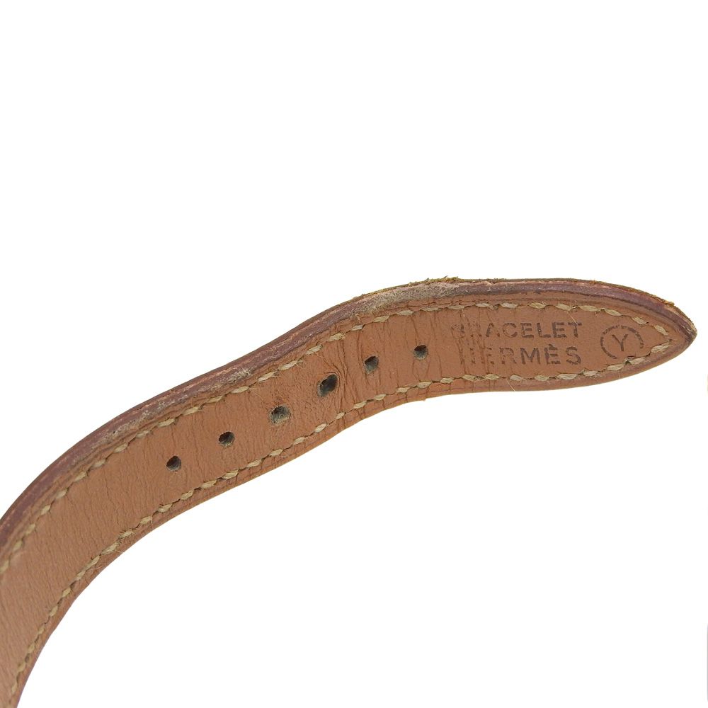 Hermes Kelly Watch Gold Plated Leather Kuo Analog Display Dial — view 8