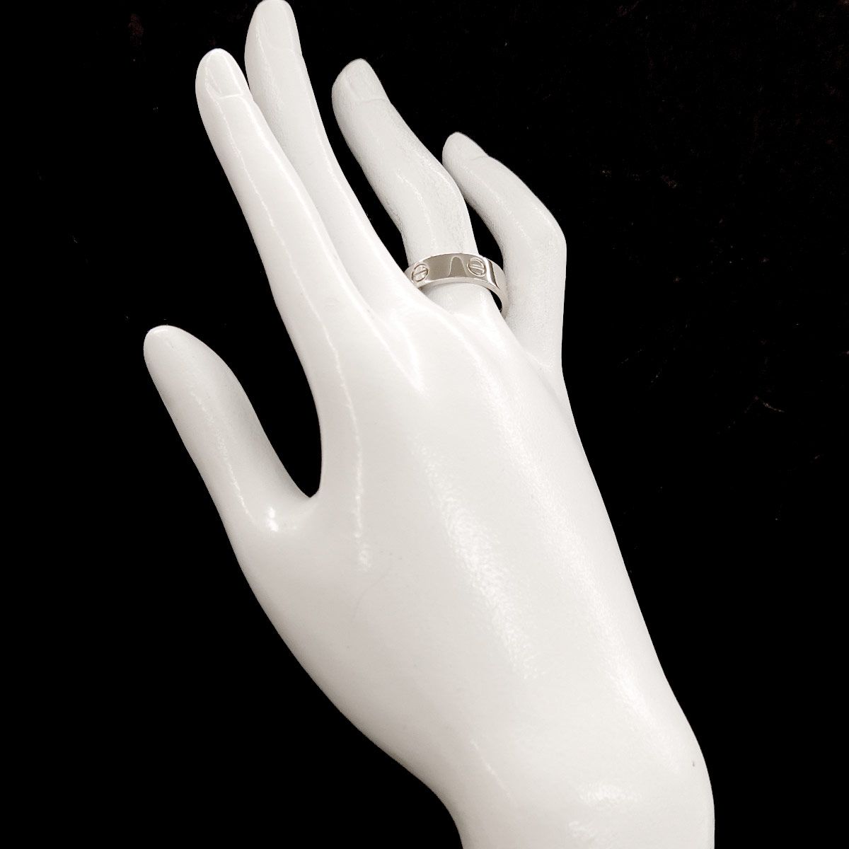 Cartier Love 60 Ring 18k WG White Gold 750 — view 6