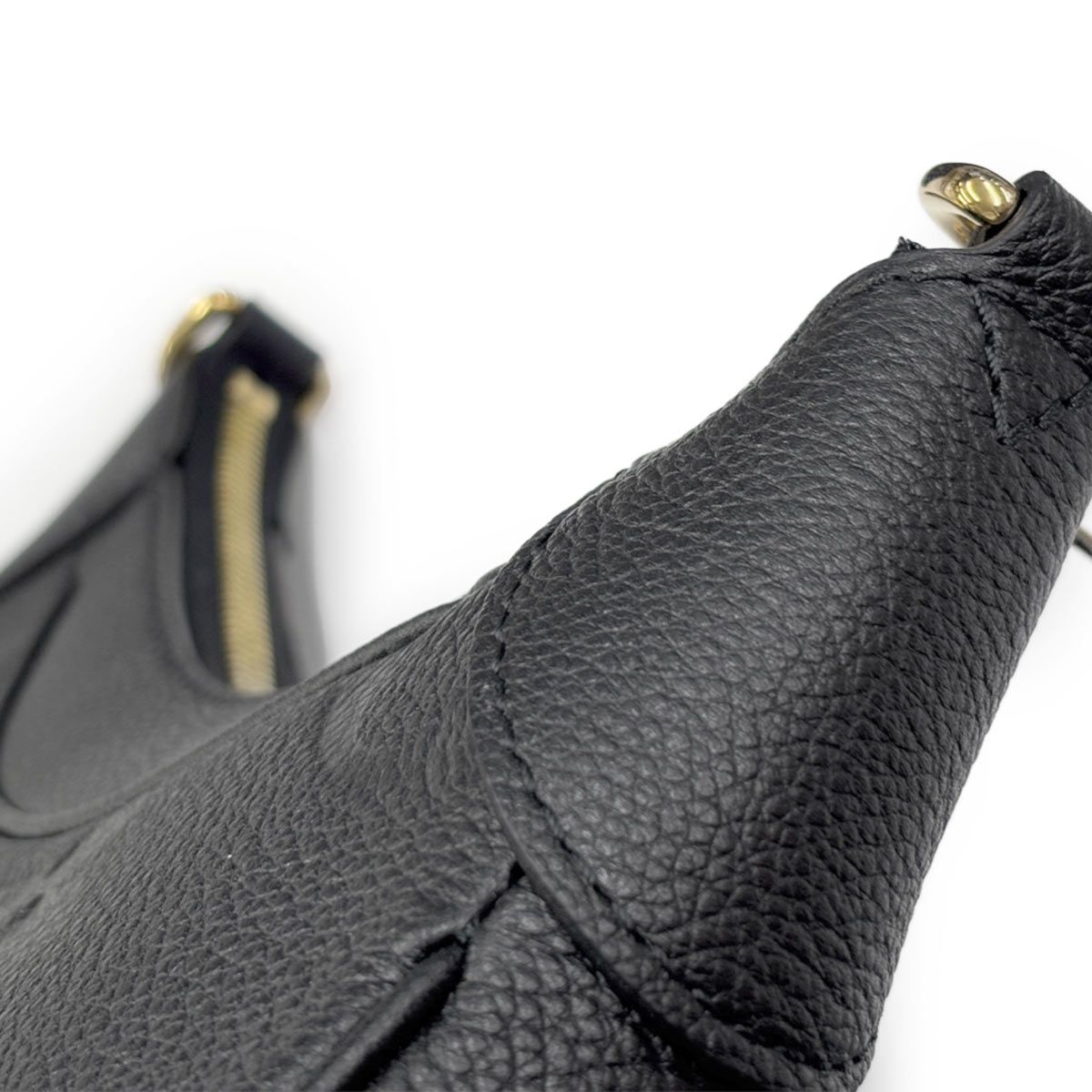 Louis Vuitton Monogram Empreinte Bagatelle NM 2-Way Shoulder Bag Black — view 9