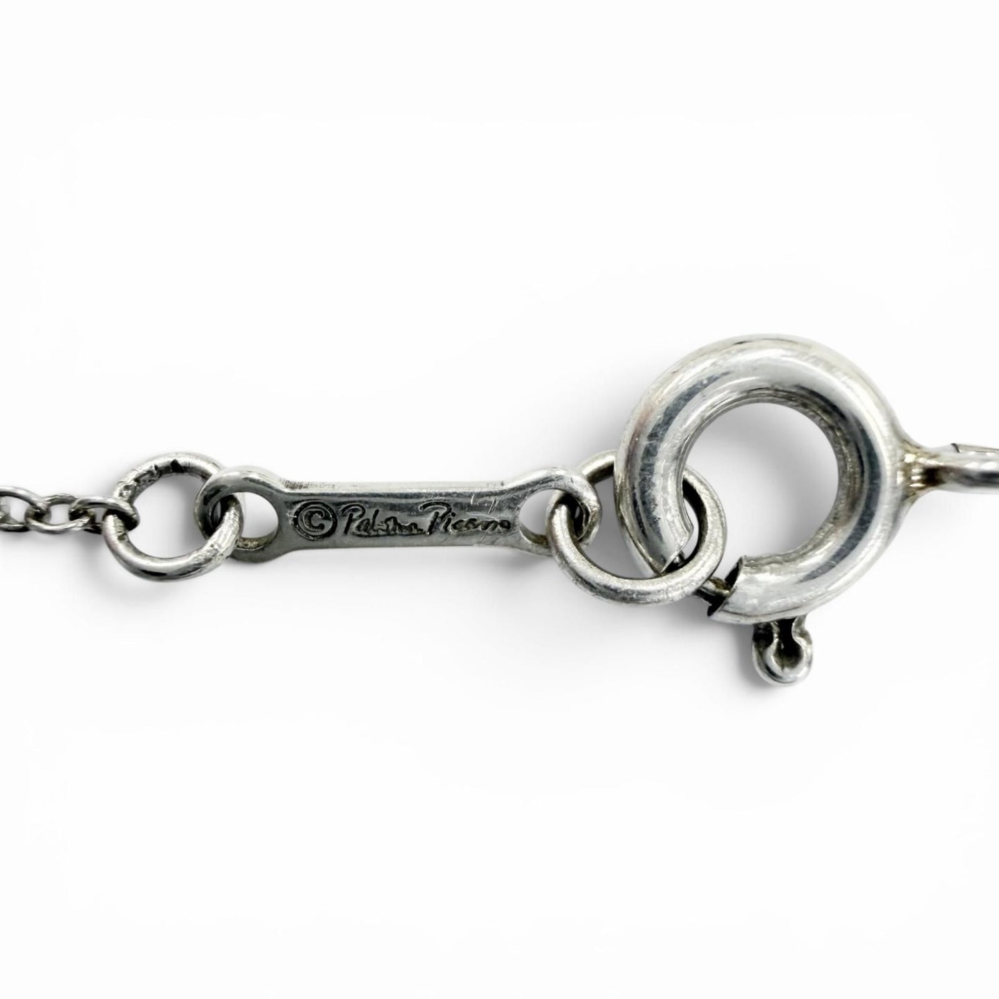 Tiffany & Co Vintage Paloma Picasso Circle Necklace 925 Pendant Silver — view 7