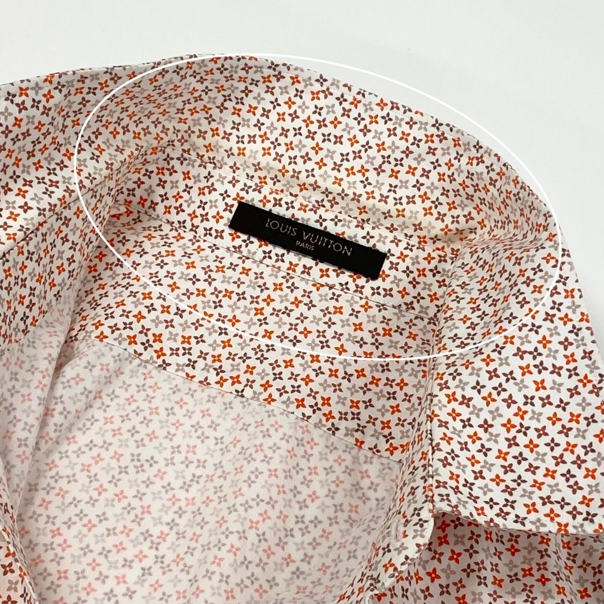 Louis Vuitton Monogram All Over Pattern Shirt Long Sleeve S Multicolor Cotton — view 9