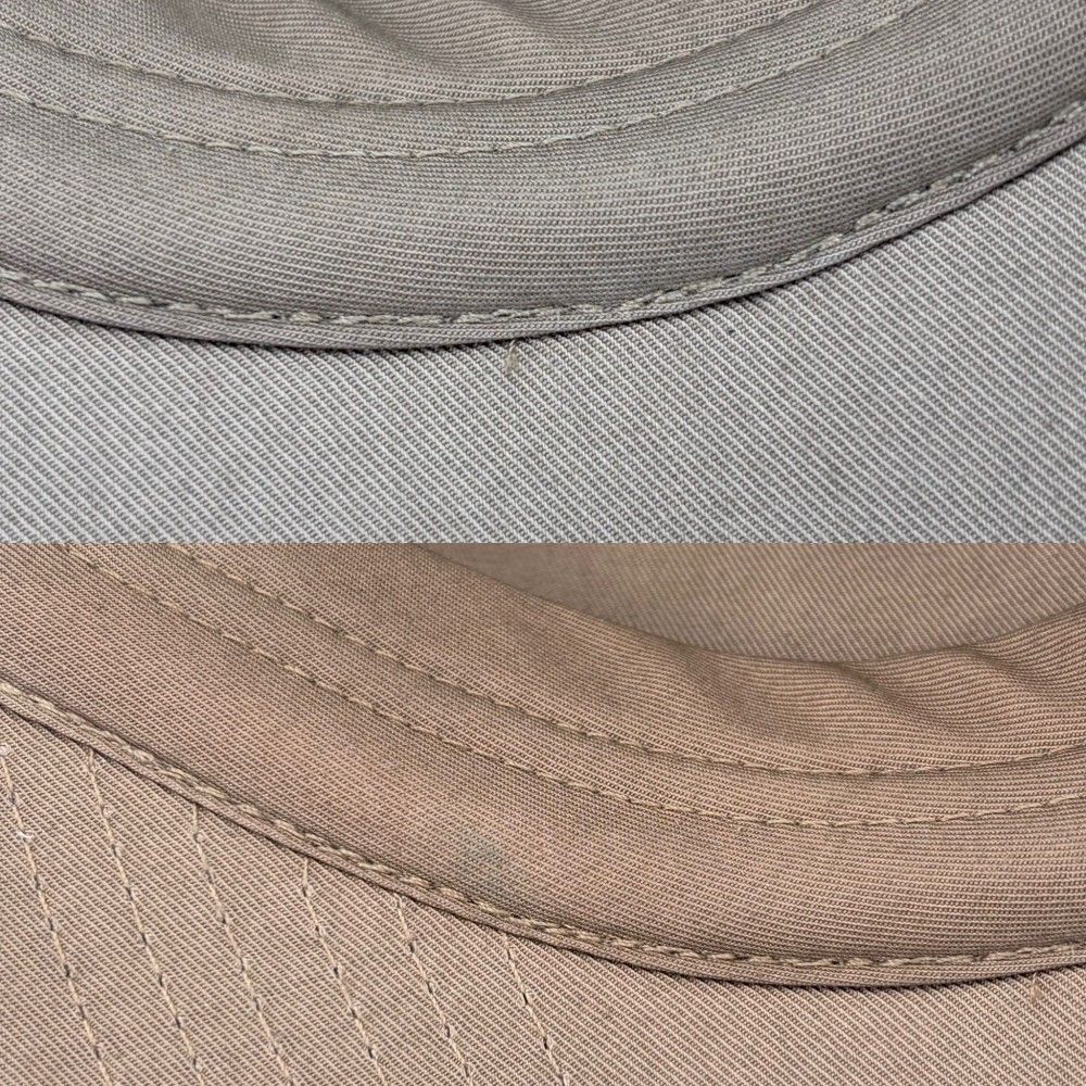 Celine Cap Triomphe Baseball Cap Logo S Hat Cotton Beige Gold — view 8