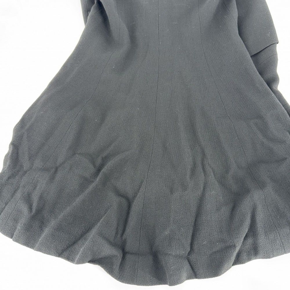 Chanel Dress Sleeveless Long 38 Black Wool Autumn — view 5