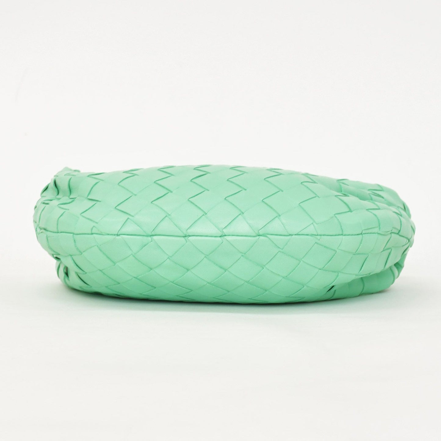 Bottega Veneta Mini Jodie Handbag Intrecciato Green Lambskin Gold — view 8