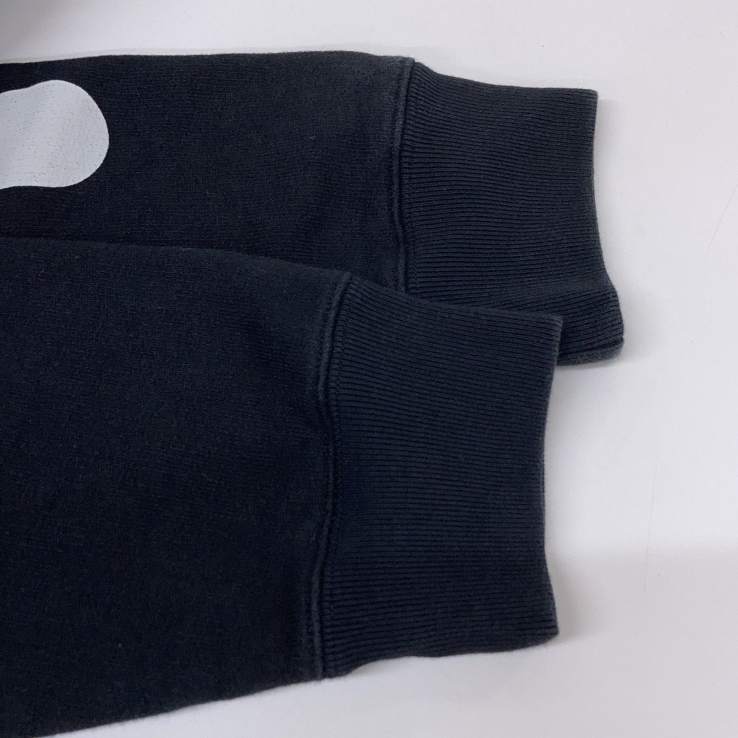 Gucci Black Logo Print Half Zip Hoodie XS — view 8