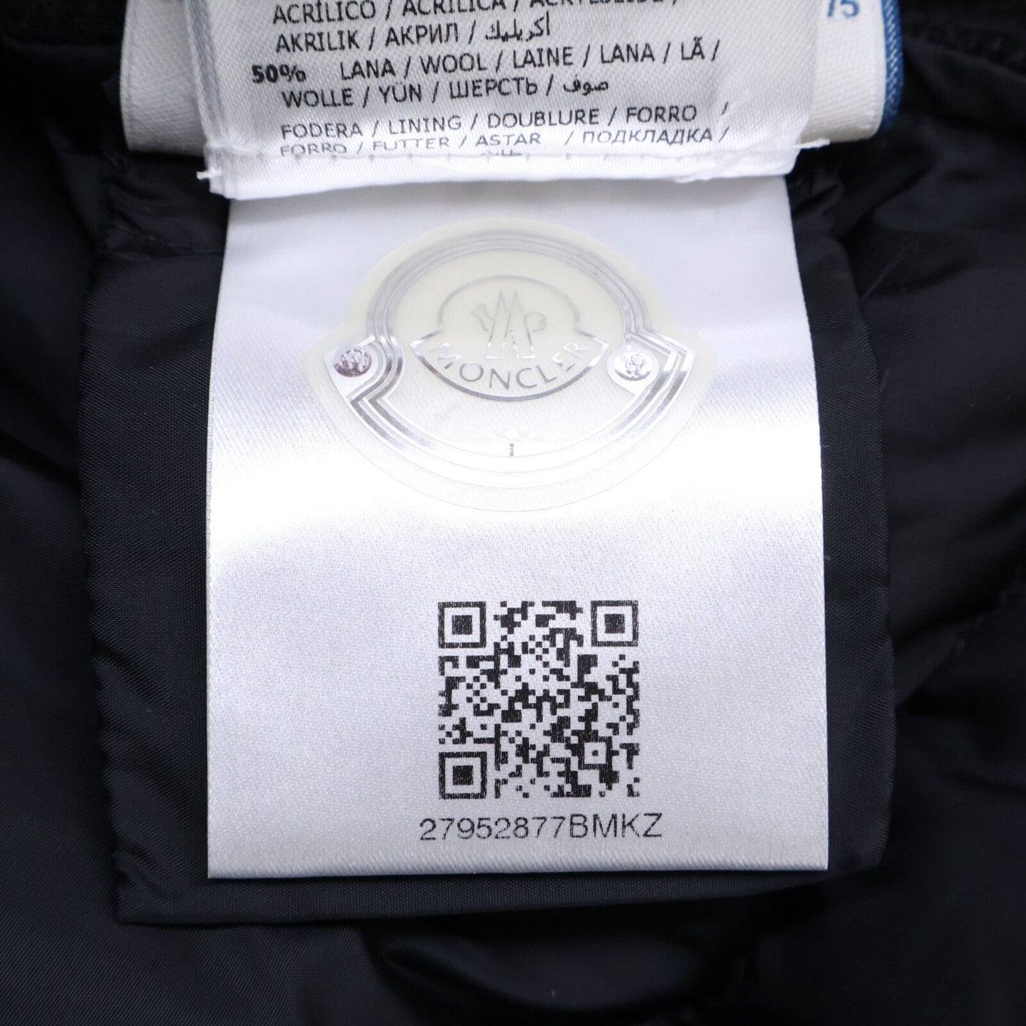Moncler Maglione Tricot Cardigan Knit Contrast Down Jacket — view 8