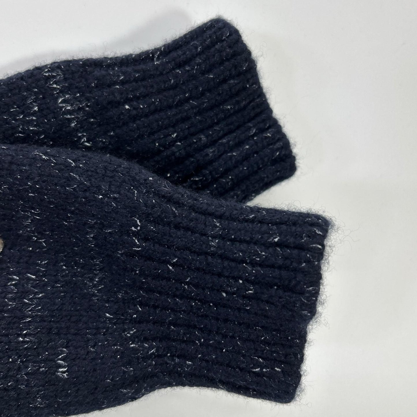 Hermes Navy Cashmere Knit Sweater — view 6