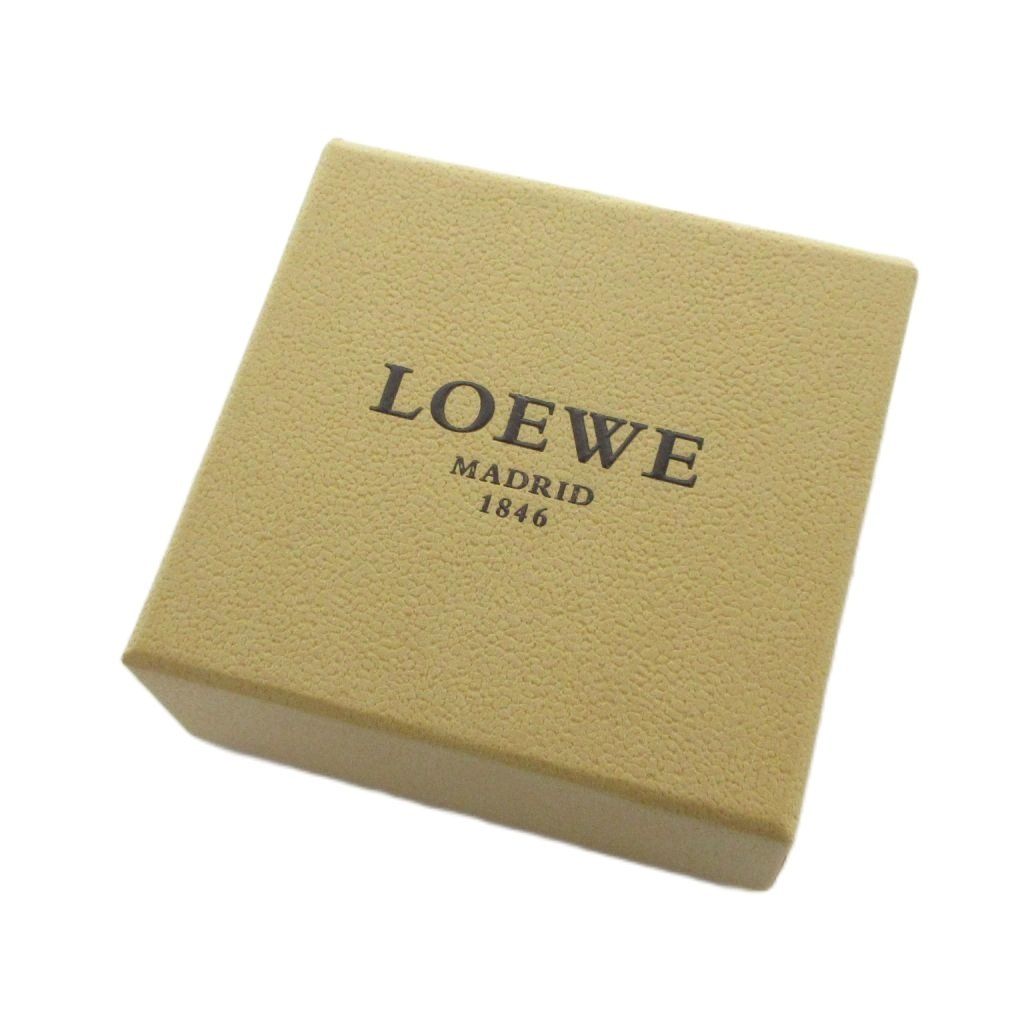 Loewe Bracelet Leather Logo Bangle Brown — view 6