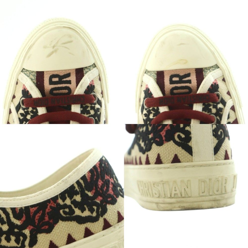 Dior Walk'n' Sneakers 39..0 cm Black Bordeaux Beige — view 9