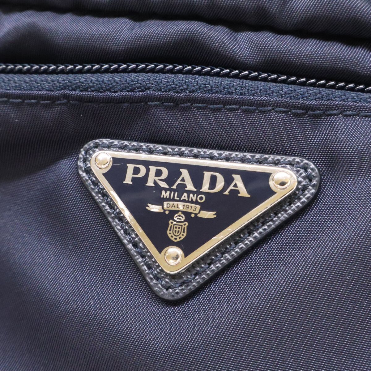 Prada Nylon Leather Travel Shoulder — view 9