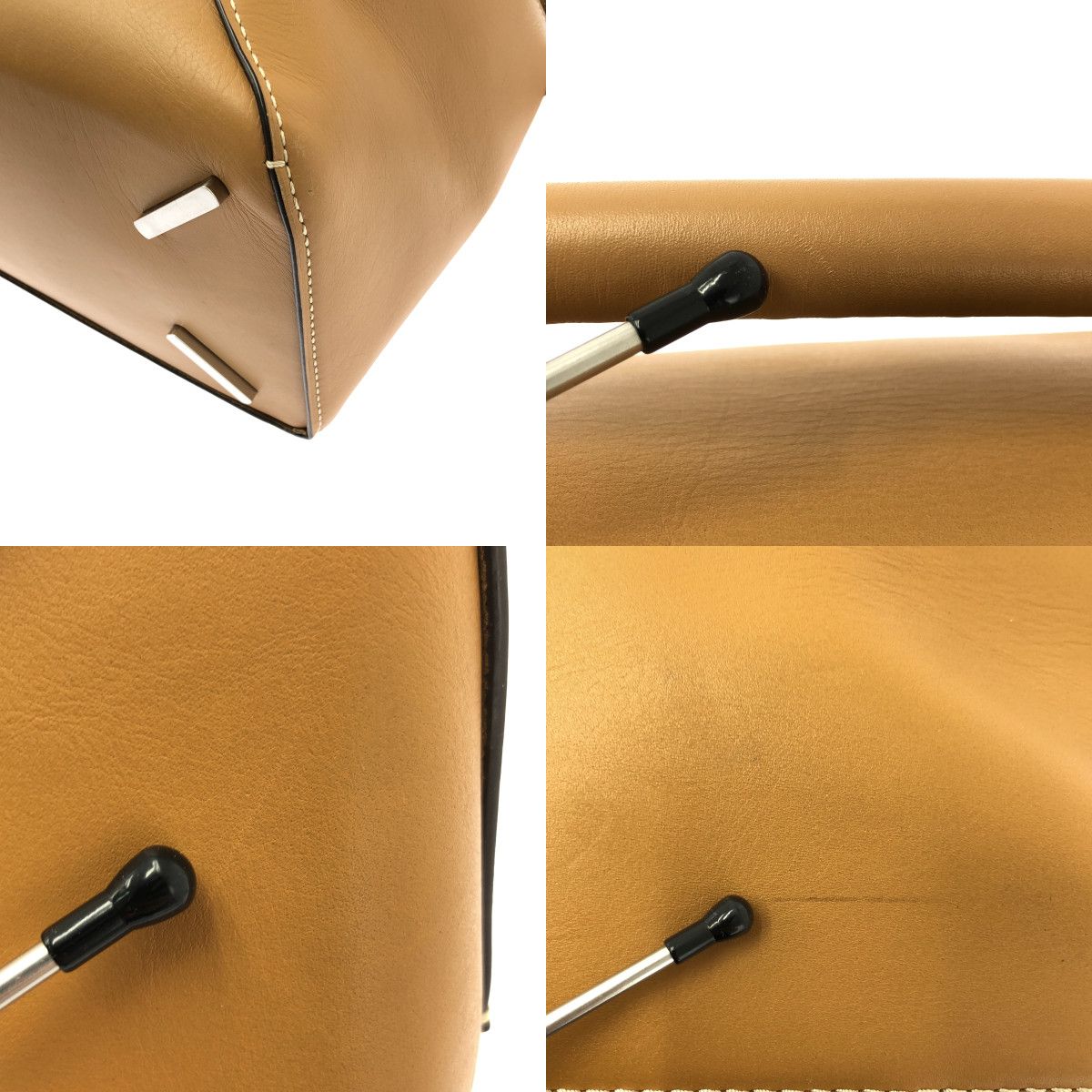 Loewe 2-Way Puzzle Large Shoulder Bag Camel — view 9
