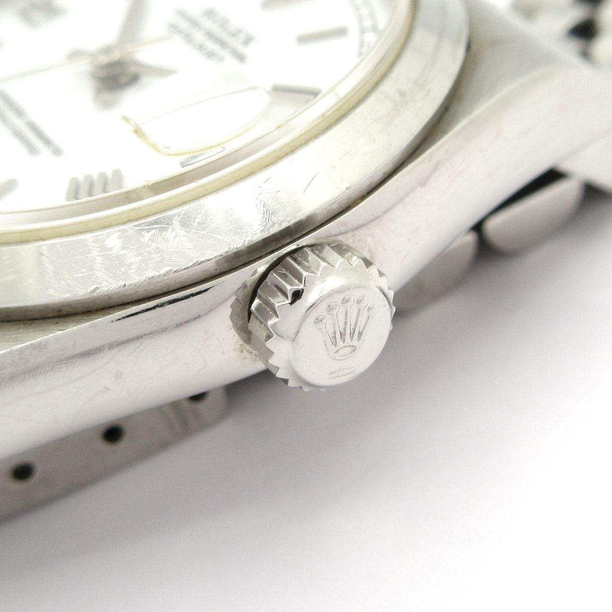 Rolex Watch Datejust Boys SS 19 Frames Remaining 4 Required OH White — view 9