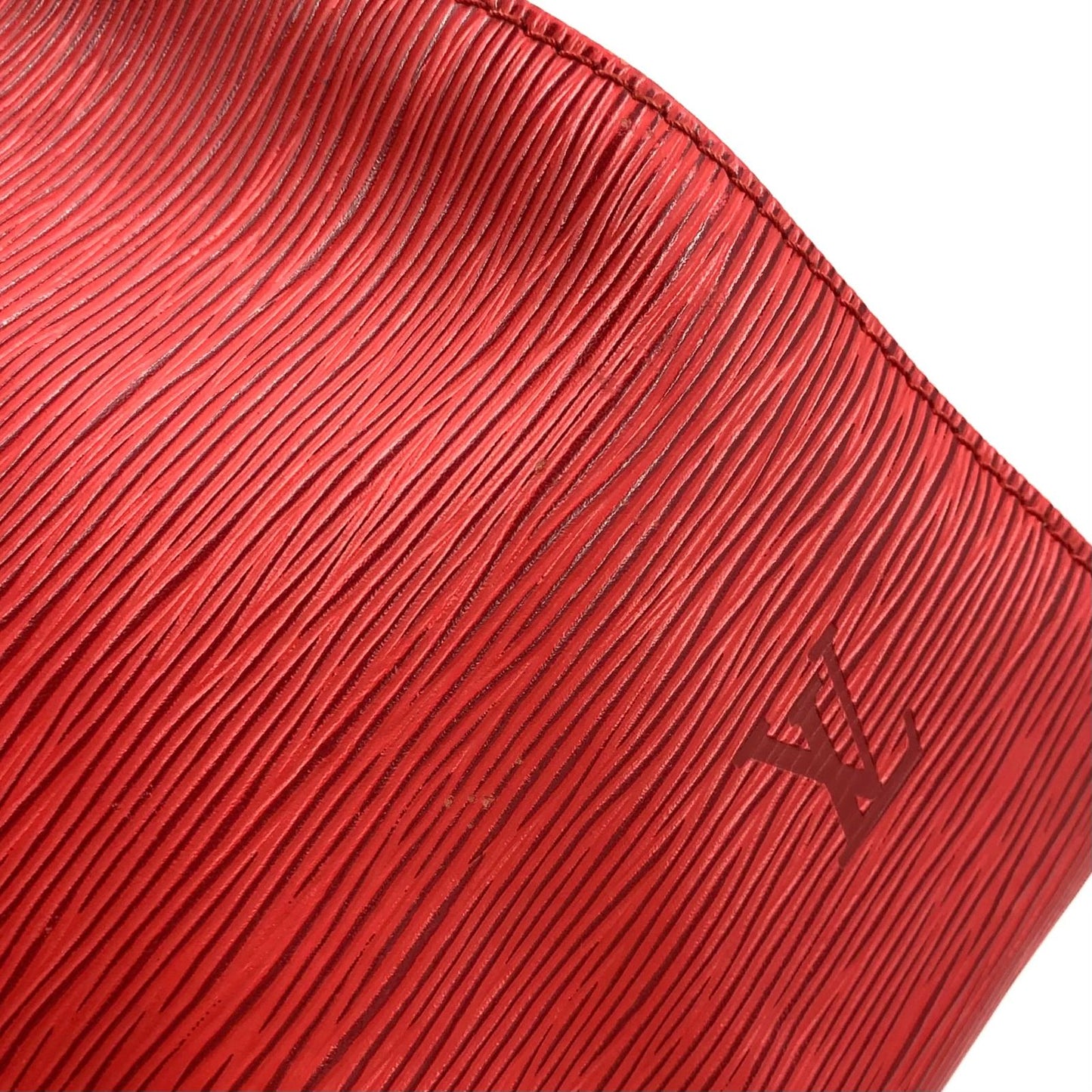 Louis Vuitton Speedy 25 Epi Castilian Red Leather Handbag Gold — view 9