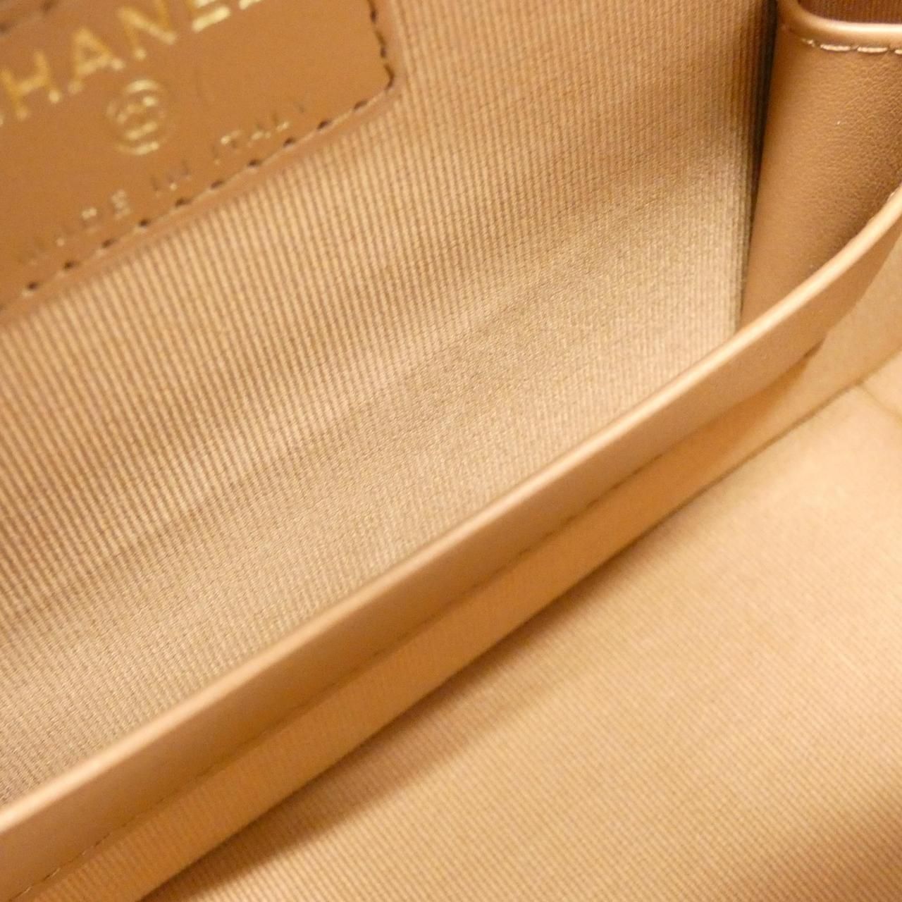 Chanel Bag Handbag Beige — view 7