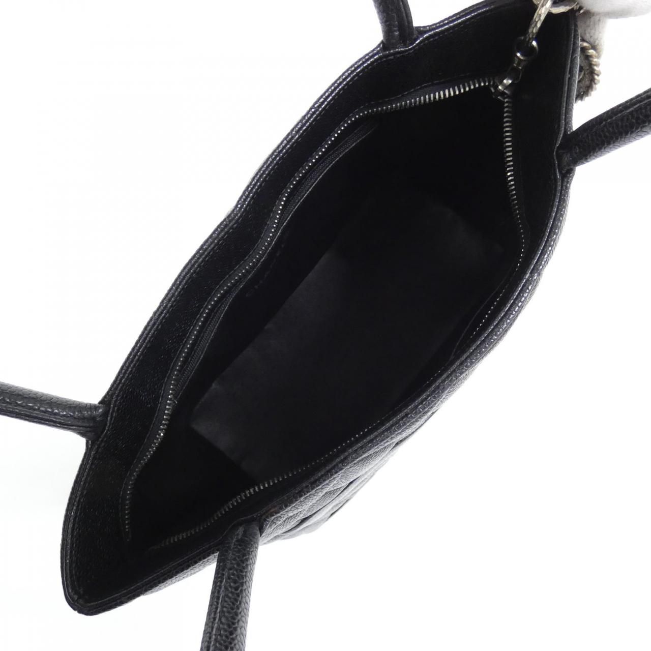 Chanel Vintage Bag Handbag Black — view 7