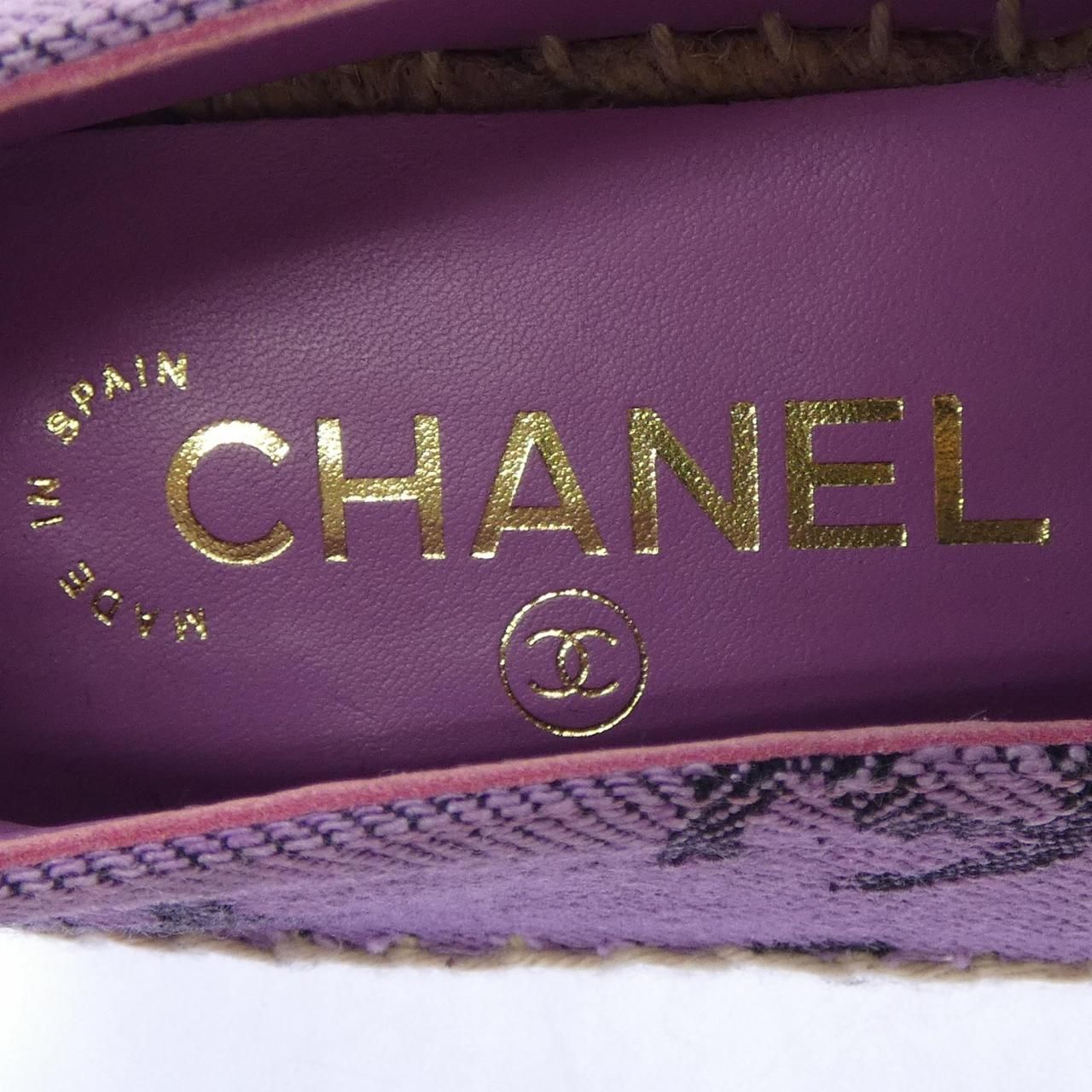 Chanel Espadrilles Shoes Purple — view 6