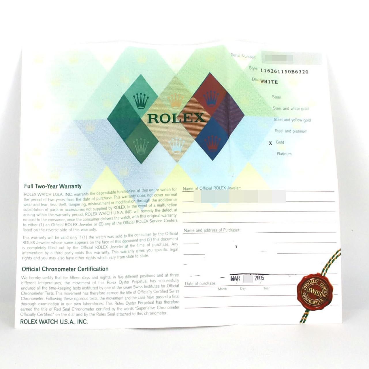 Rolex Turnograph 5 Ssxpg Automatic Winding Number Watch — view 8