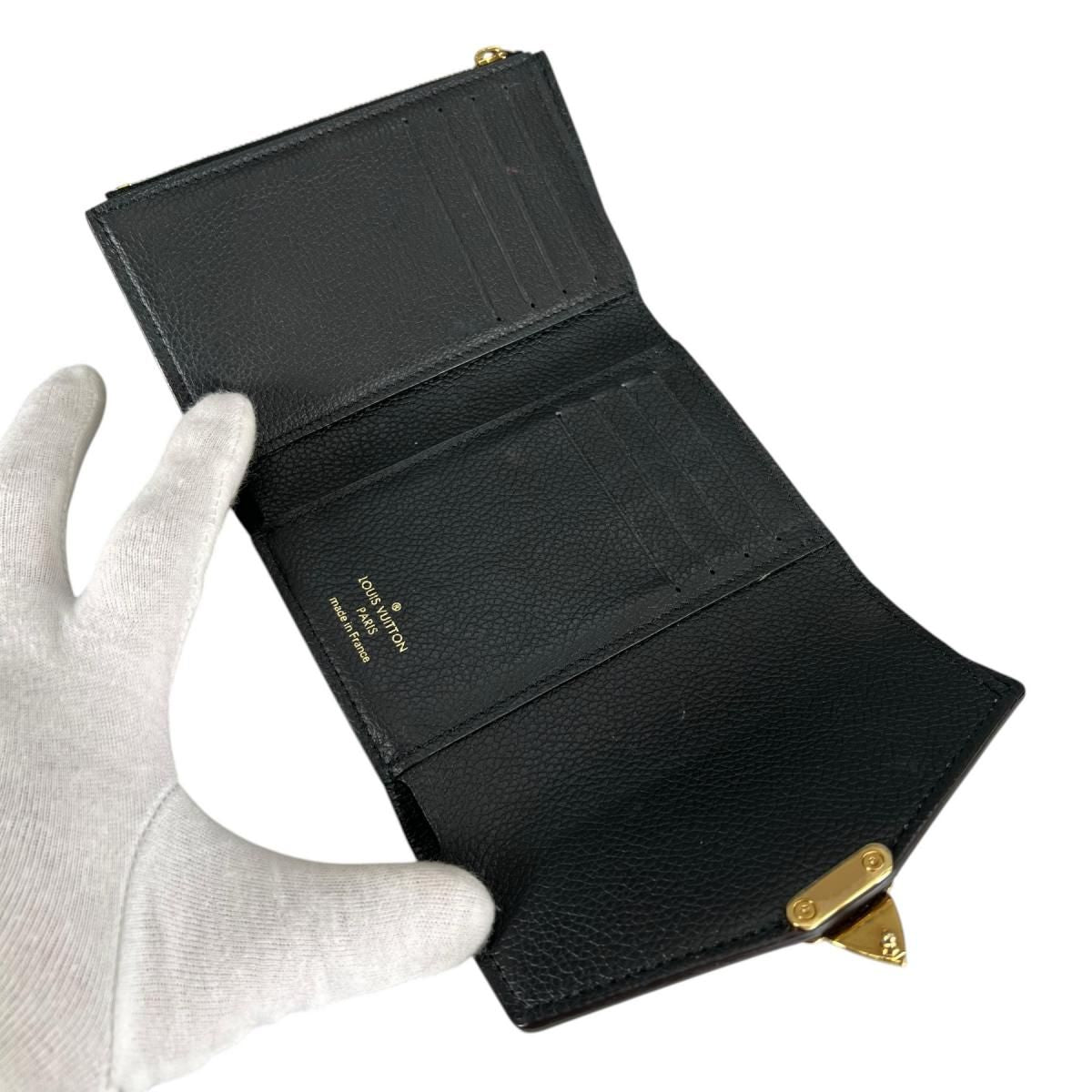 Louis Vuitton Monogram Bifold Wallet Portefeuille Pallas Compact Brown — view 9
