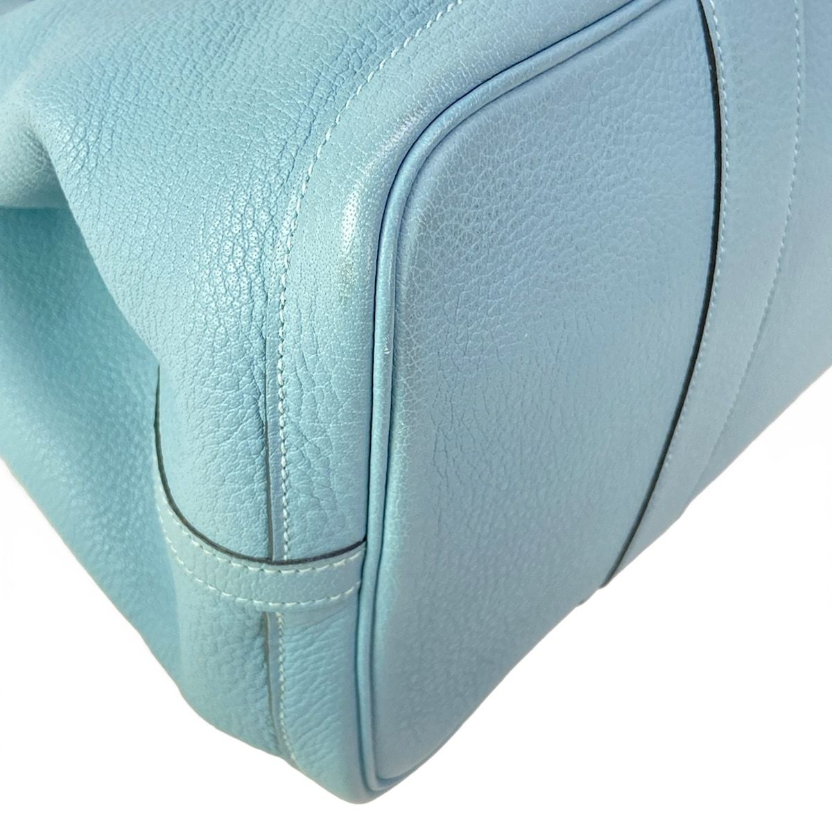 Hermes Tote Garden Party PM Ciel Silver — view 9