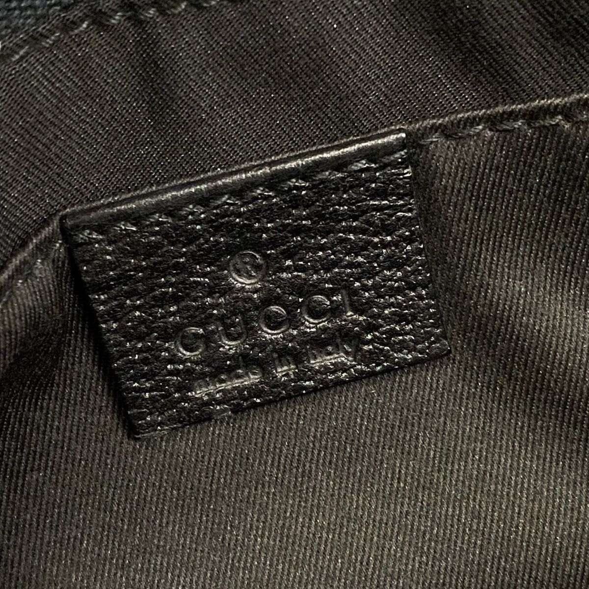 Gucci Shoulder Bag GG Pattern Sherry Black Red Green Leather — view 9